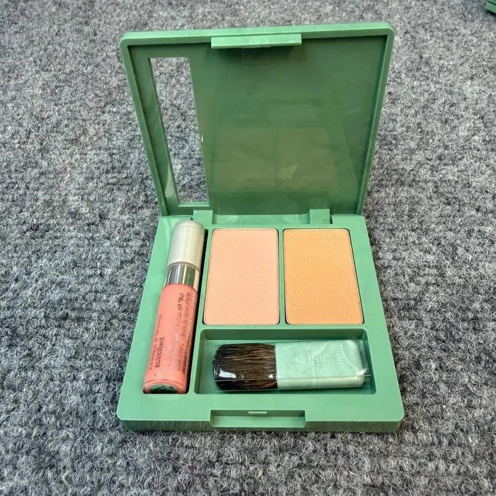 Clinique Makeup Bronzer Blush Gloss Pink Heaven Mocha Discontinued